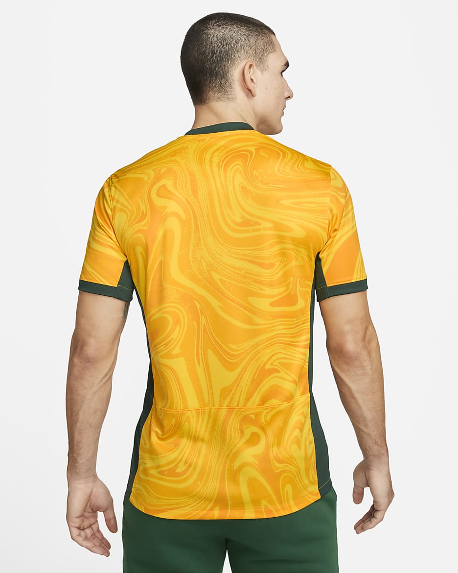 Australia 2023 Stadium Home Men s Nike Dri FIT Football Shirt